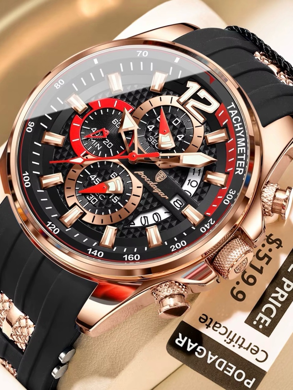 Luxury Sport Watch – Stylish Chronograph Quartz Wristwatch